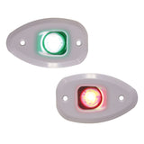 Lalizas MICRO LED 12 Starboard &amp; Port Lights 112,5°, Side &amp; Flush mounted, Set