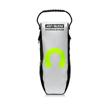 A JohnBuoy horseshoe buoy soft case