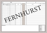 Fernhurst Log Book for Cruising Sail (Paperback) Wiley