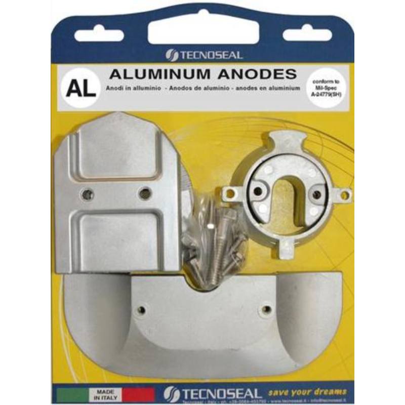 Tecnoseal Mercury / Mercruiser Engine Anode Kit - Zinc