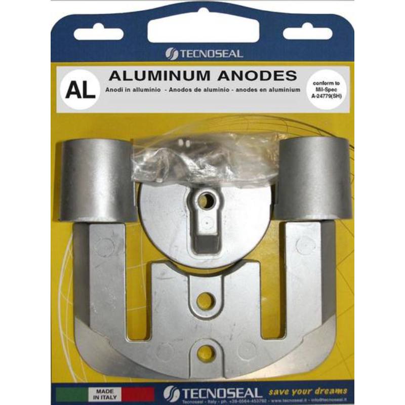 Tecnoseal Mercury / Mercruiser Engine Anode Kit - Zinc