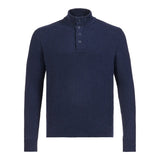Musto Marina Button Neck Knit Sweater -  Navy / Medium