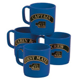 Nauticalia Stackable Marine 4 Mug Set