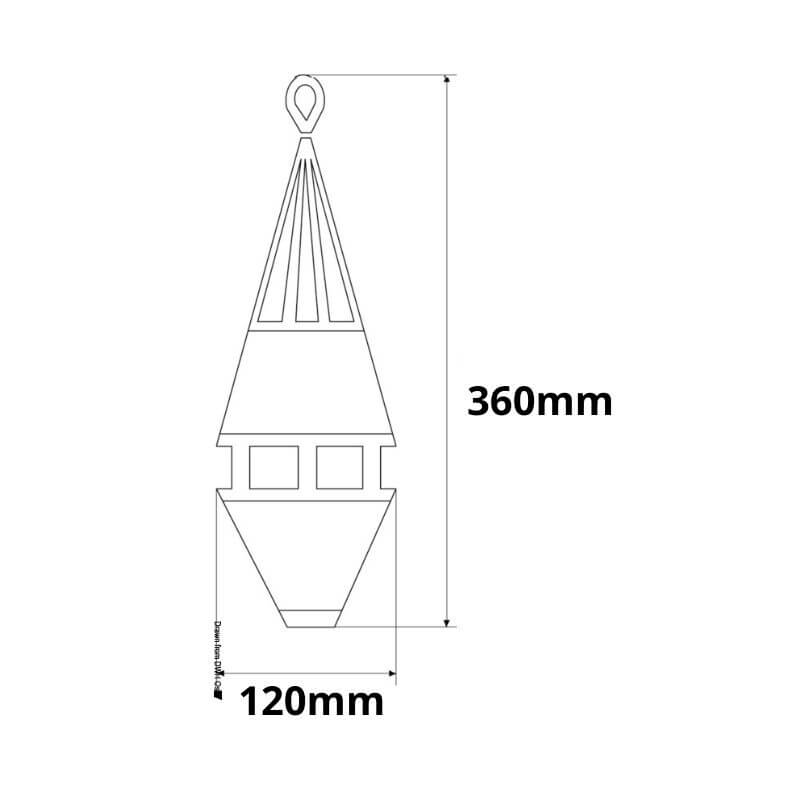 Osculati drogue HT 48L dimensions