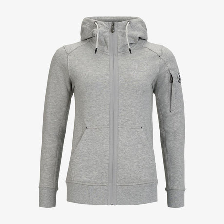 W P-hoodie, Light Grey melange