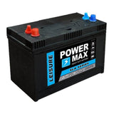 Powermax Battery Sealed 12V 110/85 AH Heavy Duty SLA Series Blue