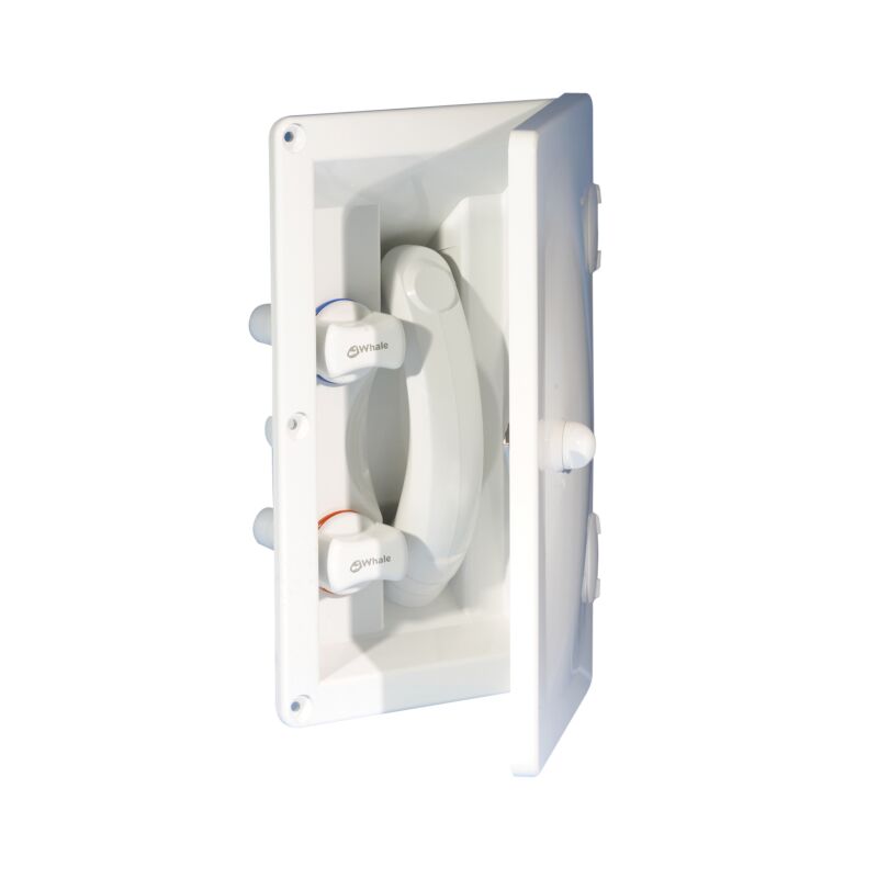 Whale Swim n Rinse Transom Shower - hot & cold mixer - inc cover