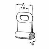 Sea Sure Slug Slider Nylon 23mm x 9mm x 13.5mm