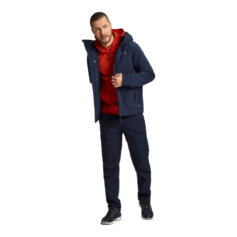 Slam Active Hooded Ins Jacket Dark Navy XS