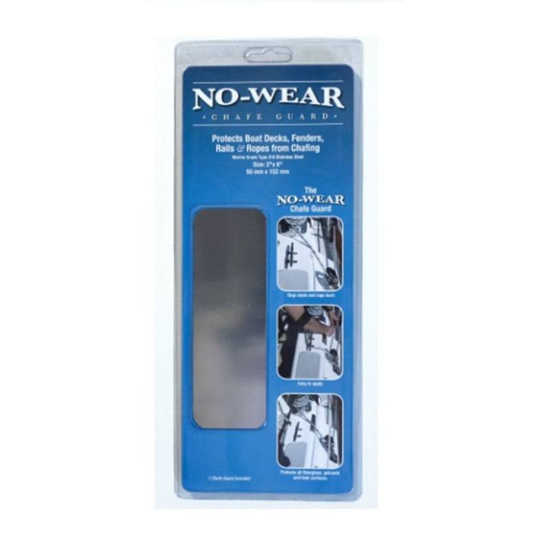 No-Wear Stainless Steel Wear & Tear Guard - 2" x 6"