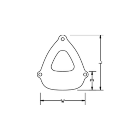 Anchor Marine Step Fender White 43 x 53 x 18cm AM0043