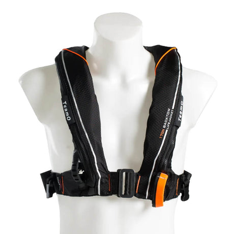 teamo-170n-coastal-lifejacket-auto Black & Orange_1