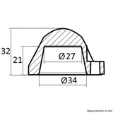 Tecnoseal Auto Prop Anode H5