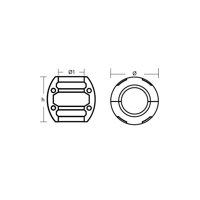 Tecnoseal Shaft Anode Zinc