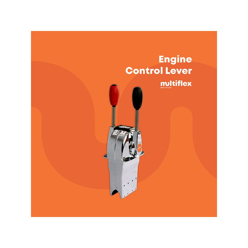 Top Mount -Marine Control Lever Double
