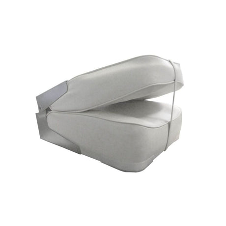 Waveline Deluxe Low Back Folding Boat Seat Grey
