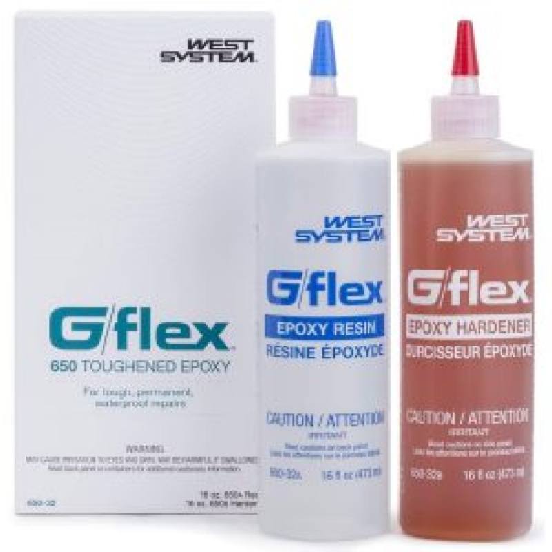 West System G Flex Epoxy (655) Plastic Repair Kit