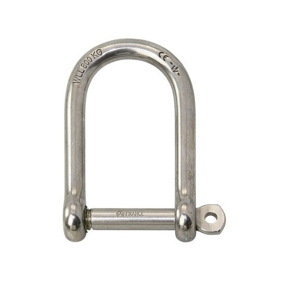 Wichard Self Locking Wide Mouth Shackle - 5mm