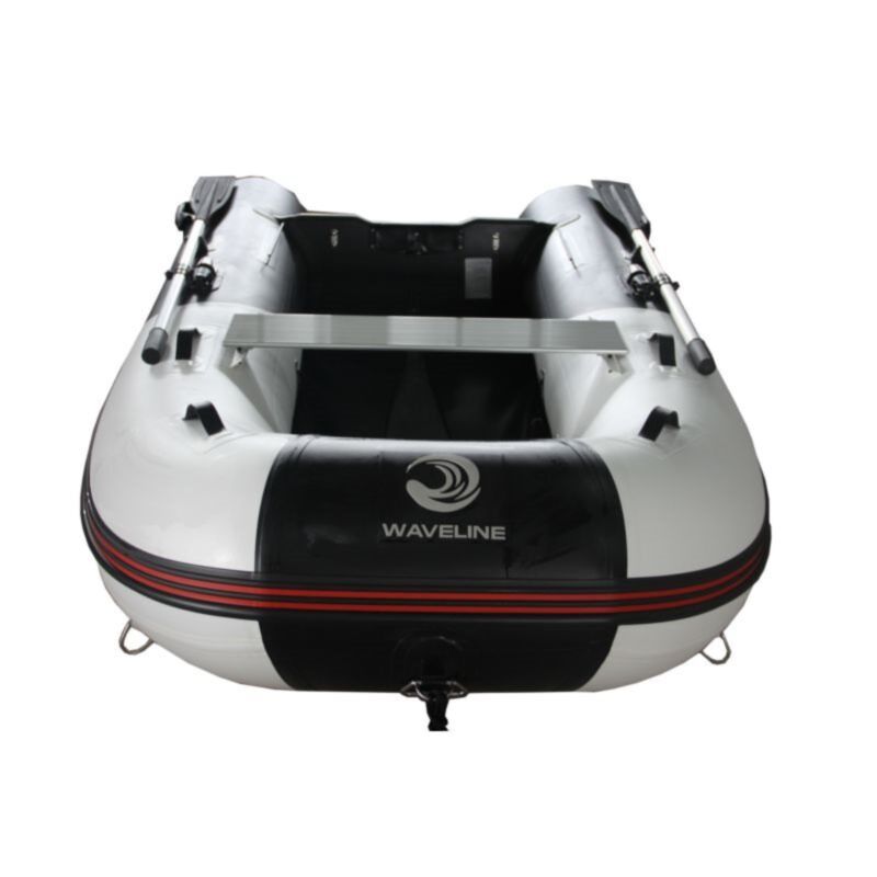 Waveline Inflatable Dinghy ZO Sport Air Deck White Black WL 230 SAZO