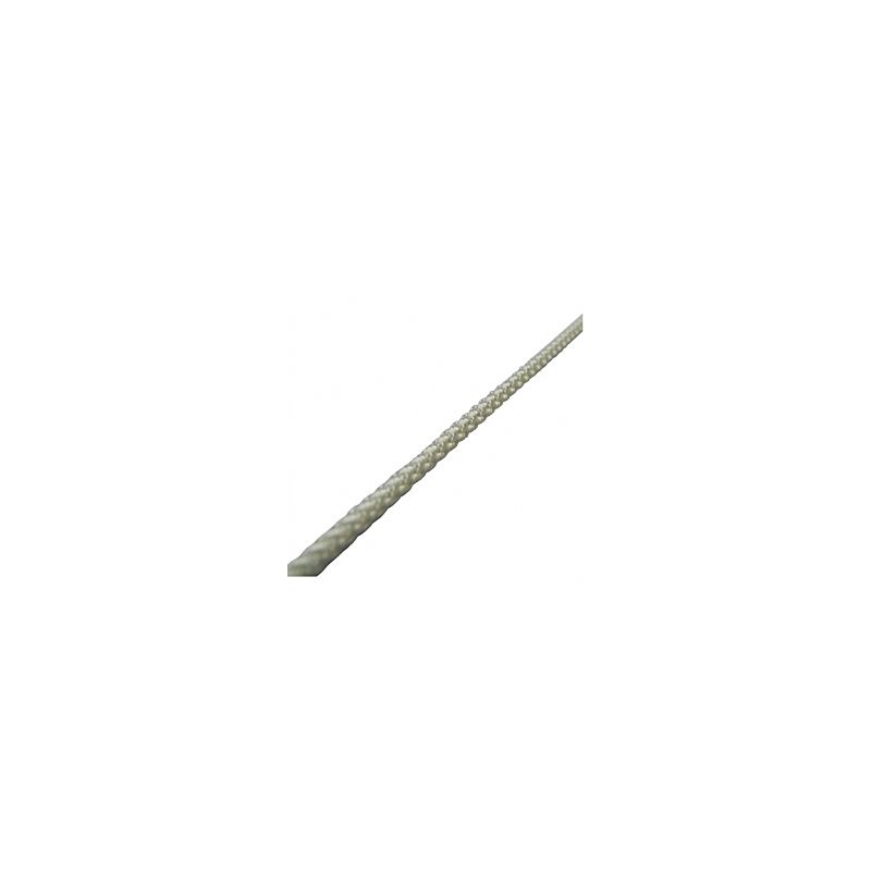 3mm 8 Plait Polyester White 100m