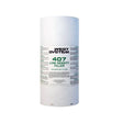 A white cylindrical canister of West System 407 Low Density Filler, featuring a white label with green and black text, set against a plain white background.