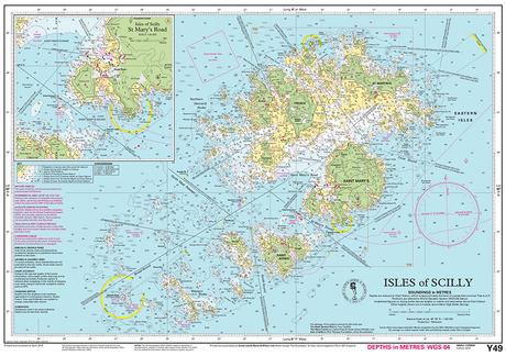 Imray Chart Y49 Isles Of Scilly